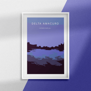 Affiche Delta Amacuro Venezuela