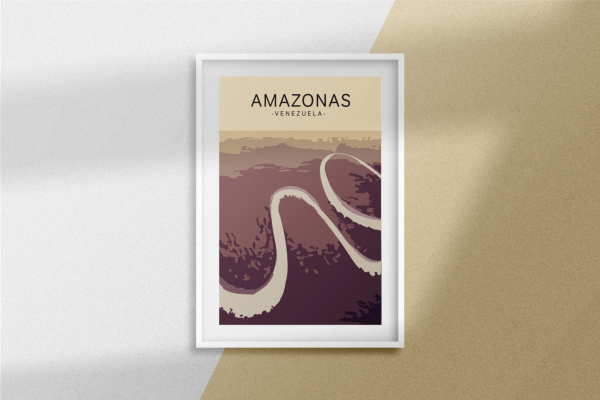 Affiche Amazonas Venezuela