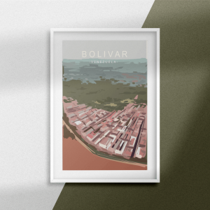 Affiche Bolivar Venezuela