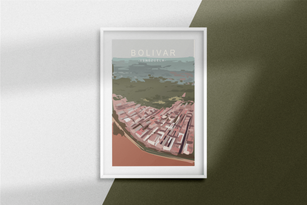 Affiche Bolivar Venezuela